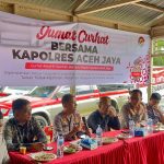 Melalui Program Jumat Curhat, Kapolres Aceh Jaya Dengarkan Langsung Aspirasi dan Keluhan Warga Desa Tuwi Kareung Terkait Situasi Kamtibmas di Kec. Pasie Raya