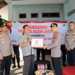 Jelang Hari Bhayangkara ke-79, Kapolres Aceh Jaya Laksanakan Anjangsana ke Purnawirawan Polri
