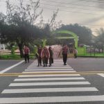 Wujudkan Rasa Aman, Sat Samapta Polres Aceh Jaya Atur Lalu Lintas Pagi Hari