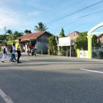 Cegah Kemacetan dan Kecelakaan Lalu Lintas di Pagi Hari, Polsek Panga Strong Point di Depan Sekolah MTsN 5 Panga