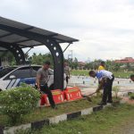 Sambut Hari Bhayangkara ke-79, Personel Polres Aceh Jaya Gelar Kurve Demi Kebersihan dan Kenyamanan Mako