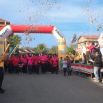 Ratusan Peserta Meriahkan Fun Walk Hari Bhayangkara ke-79 di Mapolres Aceh Jaya