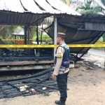 Polsek Sampoiniet Tangani Kebakaran Satu Unit Kios di Desa Jeumpheuk, Kerugian Ditaksir Rp15 Juta