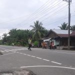 Personel Polsek Teunom Laksanakan Strong Point Pagi di Kecamatan Teunom